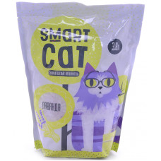 Smart Cat - Силикагелевый наполнитель с ароматом лаванды 3,8л