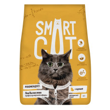 Smart Cat - Корм для взрослых кошек с курицей