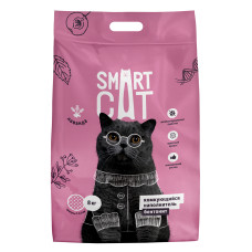 Smart Cat - Наполнитель комкующийся, лаванда, 8кг