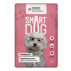 Smart Dog - Паучи для собак малых и средних пород кусочки ягненка в нежном соусе