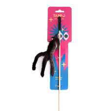Tappi - Игрушка "Роуди" дразнилка  для кошек  пальма из натурального меха норки на веревке