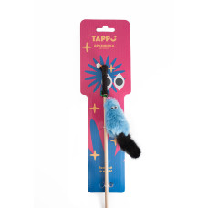 Tappi - Игрушка "Тилия" дразнилка для кошек мышь с кошачьей мятой с хвостом из натурального меха норки на веревке