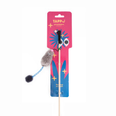 Tappi - Игрушка "Тилия" дразнилка  для кошек мышь с кошачьей мятой на веревке