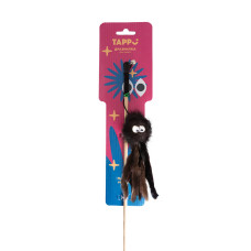Tappi - Игрушка "Стим" дразнилка для кошек осьминог из натурального меха норки на веревке