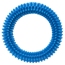 Tappi - Игрушка "Сириус" для собак кольцо с шипами, голубой, 121 мм