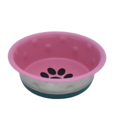 Tappi - Нескользящая миска "Панджа", розовая, 480мл