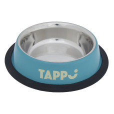 Tappi - Металлическая миска с резинкой "Нела", зеленая, 235мл