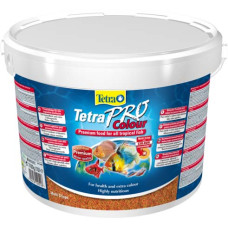 Tetrapro color crisps корм-чипсы для улучшения окраса всех декоративных рыб 10 л (Ведро)
