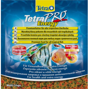 Tetrapro energy crisps корм для рыб в чипсах для доп.энергии (Sachet)