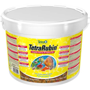 Tetrarubin корм в хлопьях для улучшения окраса всех видов рыб 10 л (Ведро)