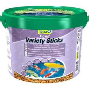pond variety sticks корм для прудовых рыб (3 вида палочек) 10 л