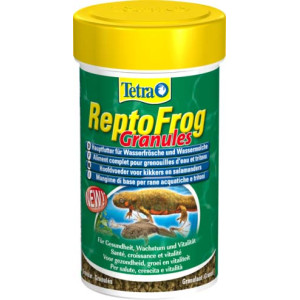 reptofrog основной корм для водных лягушек и тритонов в гранулах 100 мл