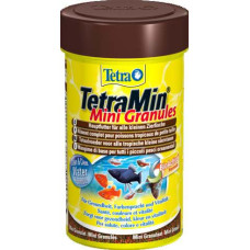 Tetramin mini granules корм в mini гранулах для молоди и мелких рыб 100 мл