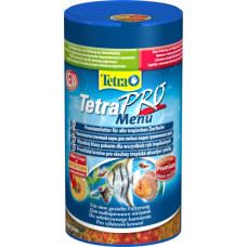 Tetrapro menu корм для всех видов рыб "4 вида" мелких хлопьев 250 мл