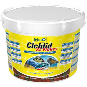 Tetracichlid xl корм для всех видов цихлид, крупные хлопья 10 л (Ведро)