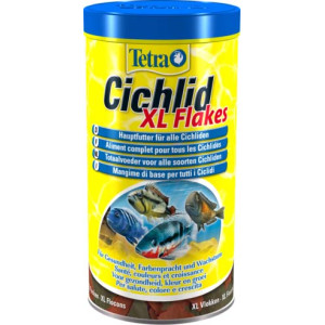 Tetracichlid xl корм для всех видов цихлид, крупные хлопья 1 л