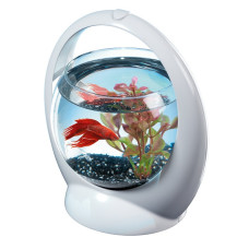 Tetra betta ring белый аквариум-шар с освещением led 1,8 л
