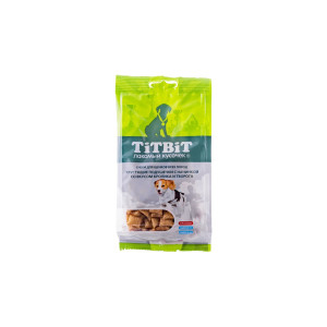 TiTBiT - Хрустящие подушечки для щенков с начинкой со вкусом кролика и творога 012796