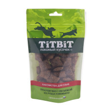 TiTBiT - Золотая коллекция подушечки с обсыпкой из рубца говяжьего для собак
