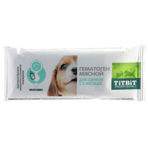 TiTBiT - Гематоген мясной для щенков