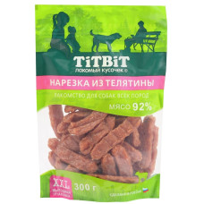 TiTBiT - Выгодная упаковка XXL, Нарезка из телятины для собак всех пород