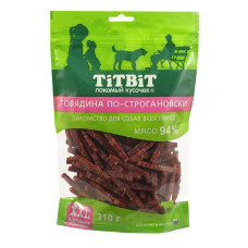 TiTBiT - Выгодная упаковка XXL Говядина по-строгановски для собак всех пород