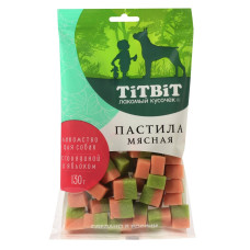 TiTBiT - Пастила мясная с говядиной и яблоком Лакомство для собак