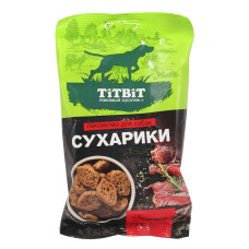 TiTBiT - Сухарики с телятиной лакомство для собак