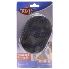 Trixie - Щетка массажная, 13x9 см, резина, "Люкс" 