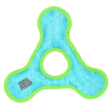 Tuffy - Супер прочная игрушка для собак Треугольник с круглым отверстием, голубой с зеленым, прочность 9/10 (Triangle Ring Tiger Blue/Green)