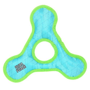 Tuffy - Супер прочная игрушка для собак Треугольник с круглым отверстием, голубой с зеленым, прочность 9/10 (Triangle Ring Tiger Blue/Green) DF-TR-T-BG
