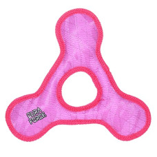 Tuffy - Супер прочная игрушка для собак Треугольник с круглым отверстием, розовый, прочность 9/10 (Triangle Ring  Tiger Pink/Pink)