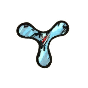 Tuffy - Супер прочная игрушка для собак Бумеранг малый, голубой камуфляж, прочность 8/10 (Jr Bowmerang Camo Blue) T-JR-BR-CB