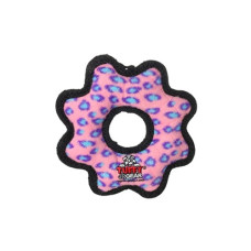 Tuffy - Супер прочная игрушка для собак Шестеренка малая, розовый леопард, прочность 8/10 (Jr Gear Ring Pink Leopard)