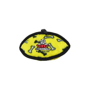 Tuffy - Супер прочная игрушка для собак Торпеда малая, желтый, прочность 7/10 (Jr Odd Ball Yellow Bone) T-JR-OB-YB