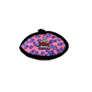 Tuffy - Супер прочная игрушка для собак Торпеда малая, розовый леопард, прочность 7/10 (Jr Odd Ball Pink Leopard) T-JR-OB-PL