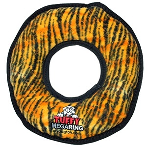 Tuffy - Супер прочная игрушка для собак Кольцо , узор тигр, прочность 10/10 (Mega Ring Tiger) T-MG-R-TG