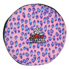 Tuffy - Супер прочная игрушка для собак Диск, розовый леопард, прочность 8/10 (Ultimate Flyer Pink Leopard)