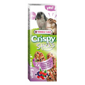 VERsele-laga палочки для кроликов и шиншилл crispy с лесными ягодами 2х55 г