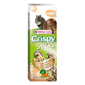 VERsele-laga палочки для хомяков и крыс crispy с рисом и овощами 2х55 г