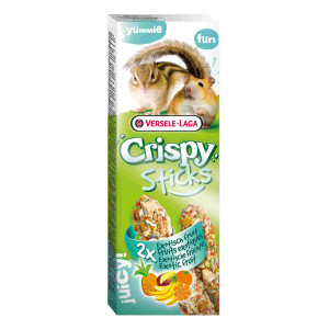 VERsele-laga палочки для хомяков и белок crispy с экзотическими фруктами 2х55 г