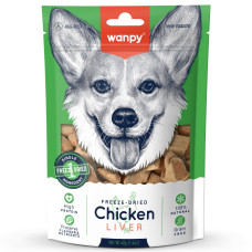 Wanpy - Сублимированное лакомство для собак "Куриная печень"
