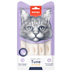 Wanpy - Лакомство для кошек "нежное пюре" из тунца и краба 25 шт х14 г