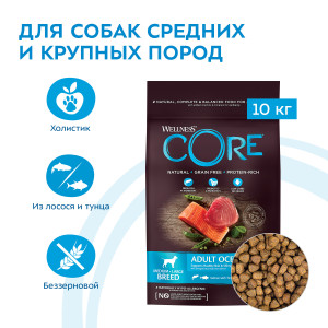 CORE - Корм для собак средних и крупных пород, из лосося с тунцом