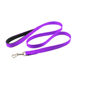 Поводок для собак Сити с мягкой ручкой фиолетовый 20мм*120см