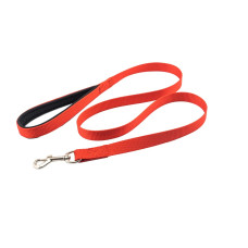 Yami-Yami - Поводок для собак Сити с мягкой ручкой красный 25мм*120см
