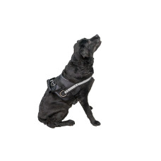 Yami-Yami - Шлейка для служебных собак(тяговая)"Kombo" черная, об.шеи 50-67см,об.гр 80-100см