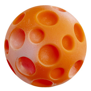 Игрушка для собак "Мяч-луна большая",оранжевый, винил