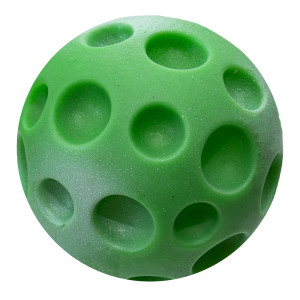 Игрушка для собак "Мяч-луна средняя", зеленый, ПВХ