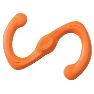 Zogoflex игрушка для собак Bumi L 25,4 см перетяжка оранжевая